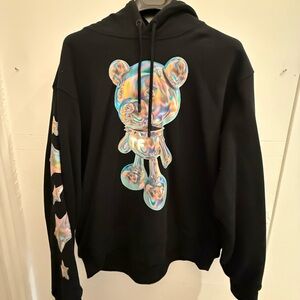 Teddy Fresh Black Chrome Bear Hoodie